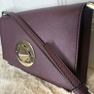 KATE SPADE "NEWBURY LANE SALLY" TURN LOCK CROSSBODY LEATHER BAG